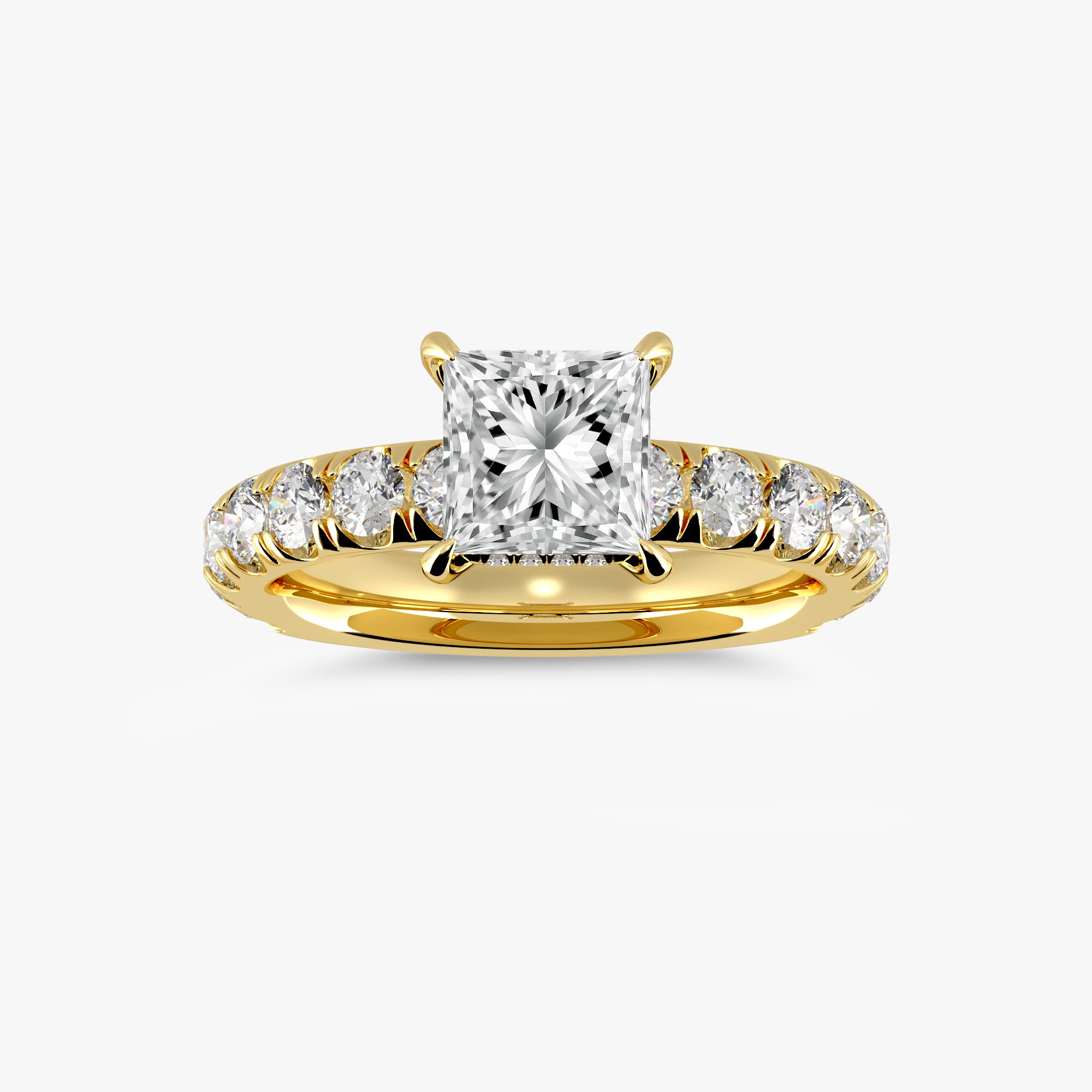 Ginevra Diamond Round Shank